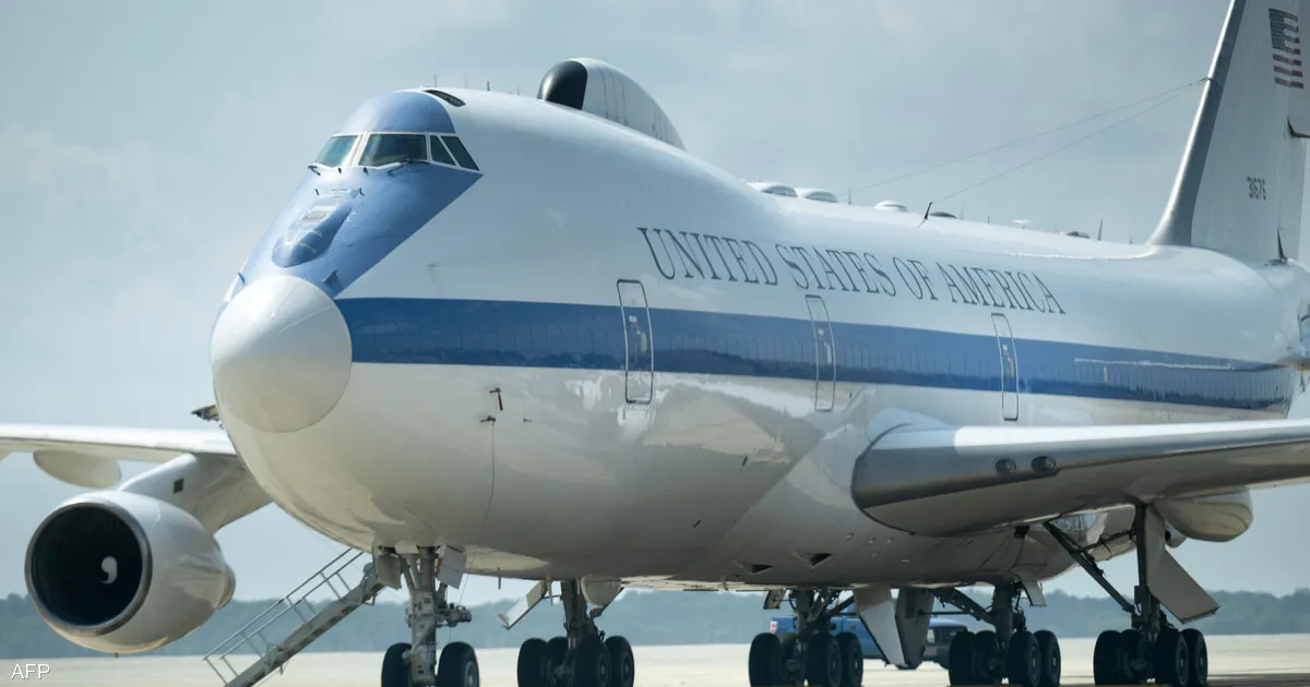 لإدارة أمريكا أثناء الحروب والمخاطر النووية.. ظهور علني لطائرة يوم القيامة